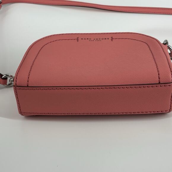 Marc Jacobs Playback Half Moon Small Crossbody Bag Pink - Picture 5 of 11